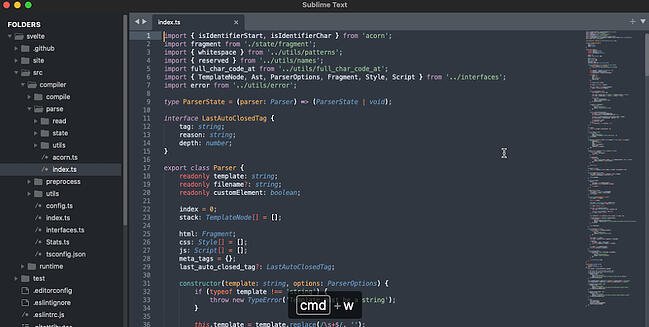 Sublime Text 网页设计软件